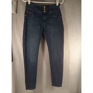 High Rise Blue Jeans